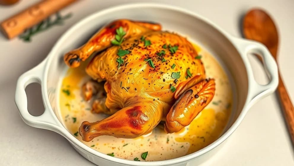 Kyckling i ugn med krämig sås jennys recept