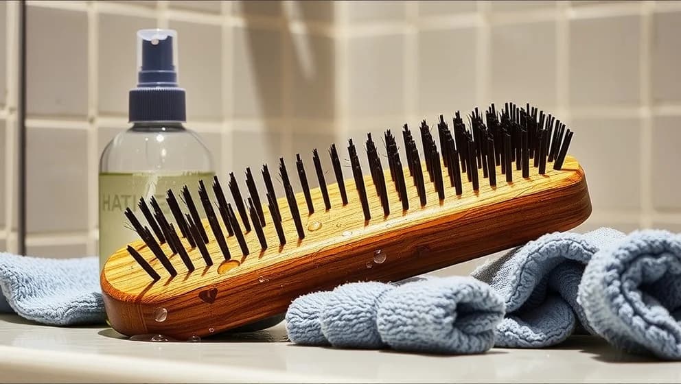 Ska du borsta håret när det är blött?